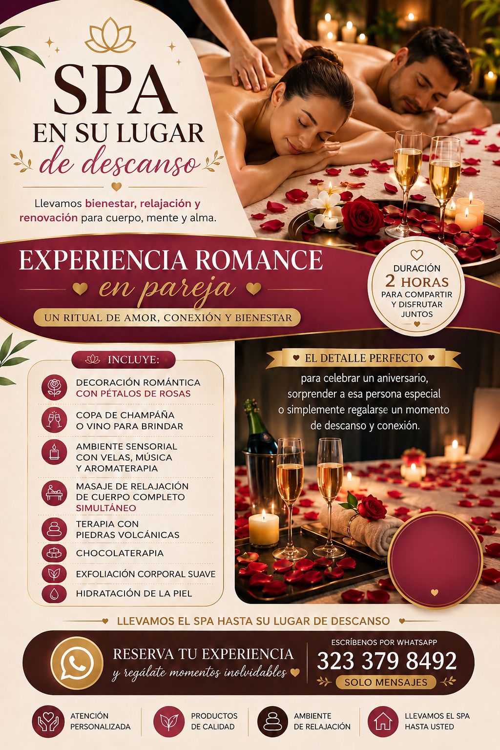 Experiencia Romance en Pareja
